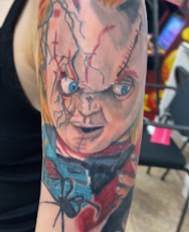 Chucky color portrait sleeve